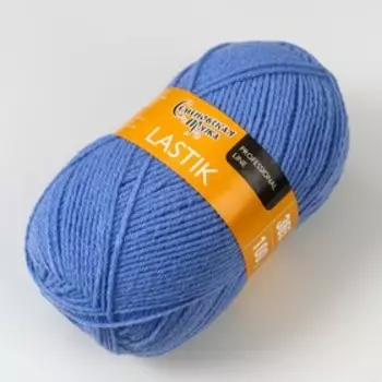 Пряжа Lastik (Ластик) 28% имп.мер.шерсть,69% акрил, 3% эластан 365м/100гр гиацинт_v2 (70955)