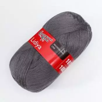 Пряжа Lidiya (ЛидияПШ) 50% шерсть, 50% акрил 1613м/100гр (4012 имбирь)