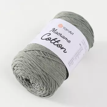Пряжа "Macrame Cotton" 20% полиэстер, 80% хлопок 225м/250гр (794 полынь)