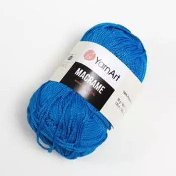 Пряжа для вязания спицами, крючком YarnArt, «Macrame Макраме», 100% полиэстер, 130 м/90 г, (139 т. бирюза)