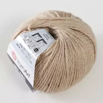 Пряжа "Milano" 8%альпака, 20%шерсть, 8%вискоза, 64%акрил 130м/50гр (854 речной жемчуг)