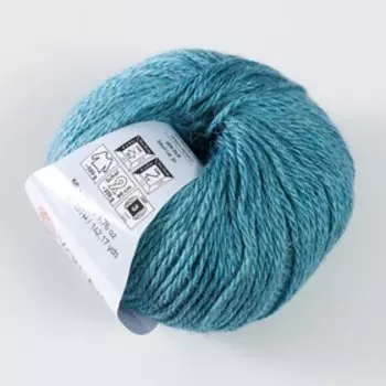 Пряжа "Milano" 8%альпака, 20%шерсть, 8%вискоза, 64%акрил 130м/50гр (864 пыль.бирюза)