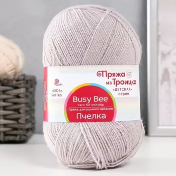 Пряжа "Пчелка" 100% акрил 500м/100гр (08,Св. серый)