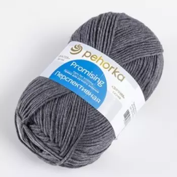 Пряжа "Перспективная" 50% меринос.шерсть, 50% акрил объемный 270м/100гр (414-Меланж)