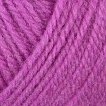 Пряжа "Подмосковная" 50% шерсть, 50% акрил 250м/100гр (3880, фуксия)