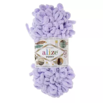 Пряжа "Puffy" 100 % микрополиэстер 9м/100г (146 сирень)