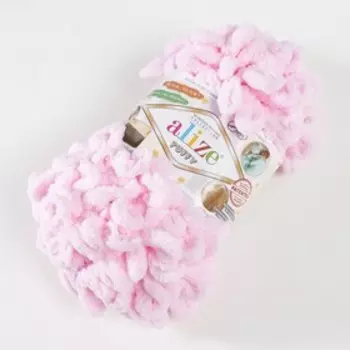 Пряжа "Puffy" 100 % микрополиэстер 9м/100г (31 детс. розовый)