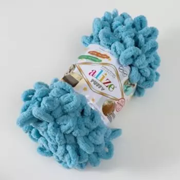 Плюшевая пряжа для вязания руками ALIZE, Puffy, 100 % микрополиэстер, 9 м/100 г, (414)