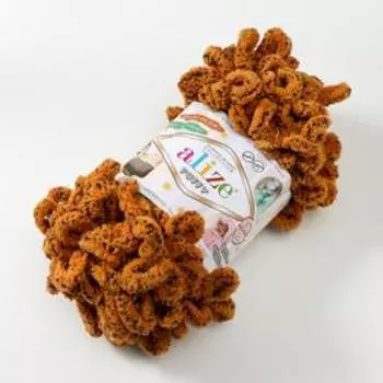 Пряжа "Puffy" 100 % микрополиэстер 9м/100г (717 тигр)