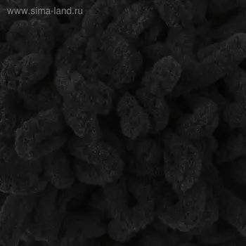 Пряжа "Puffy fine" 100% микрополиэстер 14,5м/100г (60 черный)