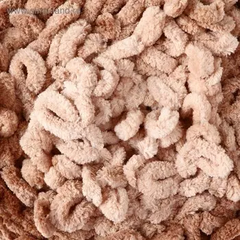 Пряжа "Puffy fine ombre batik" 100% микрополиэстер 73м/500г (7262 бежевый)