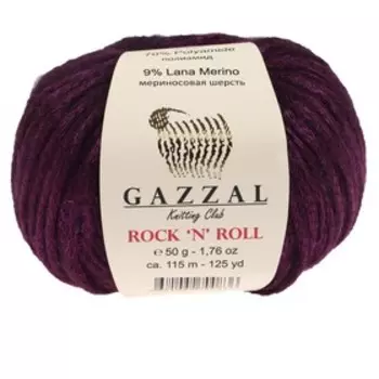 Пряжа "Rock 'N' Roll" 9%меринос. шерсть, 70% полиамид, 21% полиакрил 115/м/50г (13911)