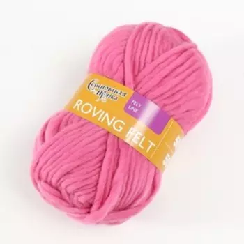 Пряжа Roving felt (Валя) 100% шерсть 50м/50гр (158 флокс)