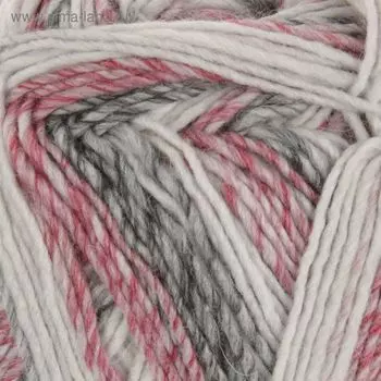 Пряжа "Ровница Мультиколоровая" 50% шерсть, 50% акрил 400м/200гр (715 М)