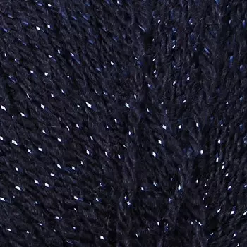 Пряжа "Sal sim" 95% акрил, 5% металлик 460м/100гр (58 т. синий)