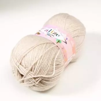 Пряжа "Sekerim Baby" 100% акрил 320м/100гр (599 слоновая кость)