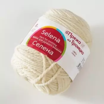 Пряжа для вязания спицами, крючком «Троицкая. Селена», 100% шерсть, 160 м/100 г, (166 суровый)