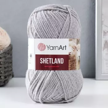 Пряжа "Shetland" 30% шерсть верджин, 70% акрил 220м/100гр (529 серая дымка)