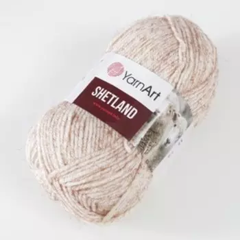 Пряжа "Shetland" 30% шерсть верджин, 70% акрил 220м/100гр (535А бел-беж)