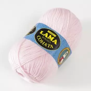 Пряжа "Соната" акрил 50%, шерсть п/т 50% 250м/100гр (293 розовый песок)