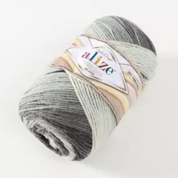 Пряжа "Superlana Klasik batik" 25% шерсть, 75% акрил 280м/100гр (1900)