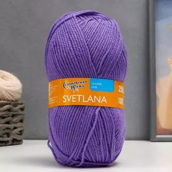 Пряжа Svetlana (Светлана) 50% шерсть, 50% акрил 250м/100гр (272 колокол.)