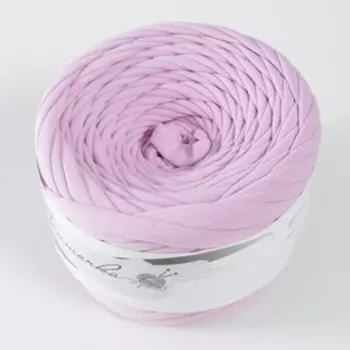 Пряжа трикотажная широкая 50м/160±20гр, ширина нити 7-8 мм (лиловый)