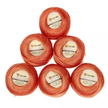 Пряжа "Tulip" 100% микрофибра 250м/50гр (431 оранжевый)