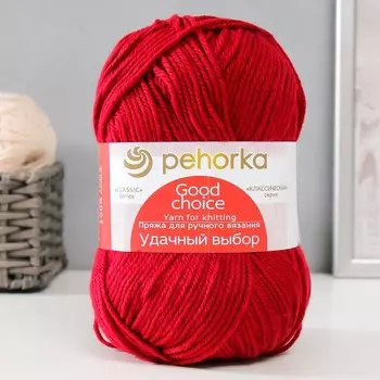 Пряжа "Удачный выбор" 100% акрил.объемный, 200м/100гр (07-Бордо)