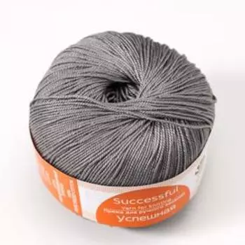 Пряжа "Успешная" 100%мерсеризованный хлопок 220м/50гр (393-Св.моренго)