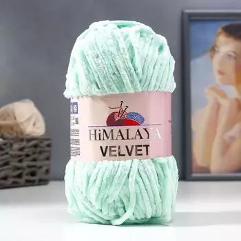 Пряжа "Velvet" 100% полиэстер 120м/100гр (90007)