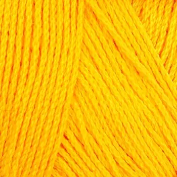 Пряжа "Виртуозная" 100% мерсеризованный хлопок 330м/100гр (12-Желток)