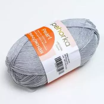 Пряжа "Жемчужная" 50% хлопок, 50% вискоза 425м/100гр (59-Мышонок)