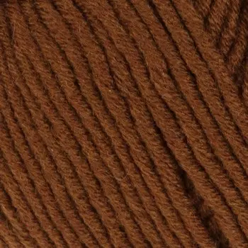 Пряжа "Зимняя премьера" 50%меринос.шерсть, 50% акрил объёмный 150м/100гр (62-Каштан)