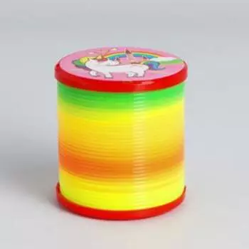 Пружинка-радуга «Единорог», виды МИКС