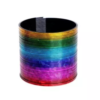 Пружинка - радуга «Голография», d=7.5 см