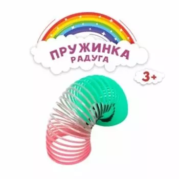 Пружинка-радуга «Мордочка», цвета МИКС