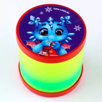 Пружинка радуга «Твой дракончик», цвета МИКС, d = 5 см