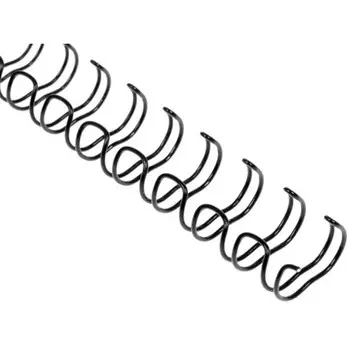Пружины для переплета металлические, d=8мм, 100 штук, сшивают 21-50 листов, черные, Office Kit OKPM516B