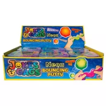 Прыгающая неоновая слизь