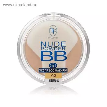 Пудра для лица Nude BB Powder TF, тон 02 бежевый