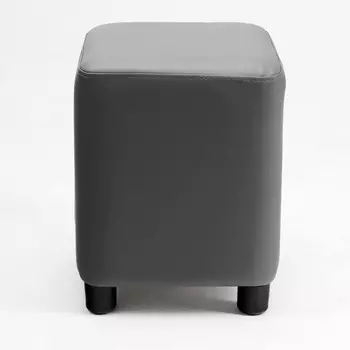 Пуф "Бафф" экокожа серый