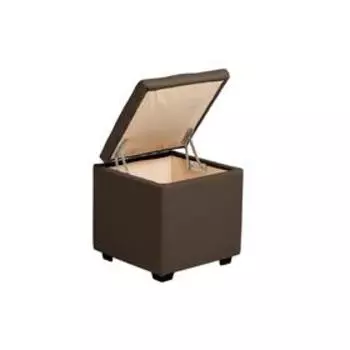 Пуф Бриг 400х400х430 Рогожка CHOCOLATE