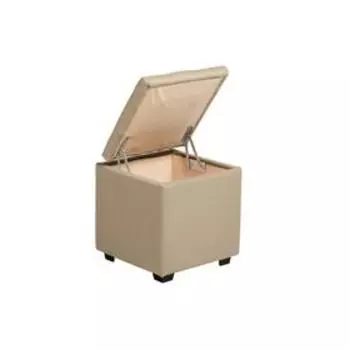Пуф Бриг 400х400х430 Рогожка LATTE