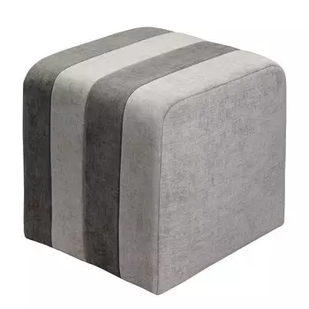 Пуф Idar, 460460460 мм, шенилл, цвет серый