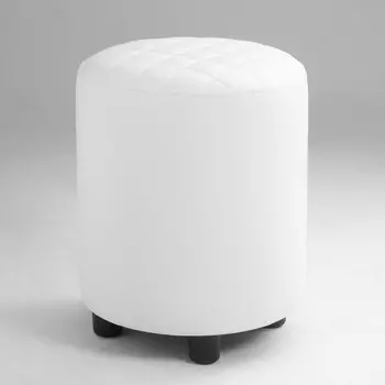 Пуф "Йокки", экокожа белый