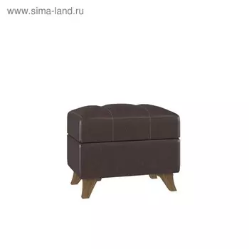 Пуф Келли, 540х360х460, Темно-коричневый