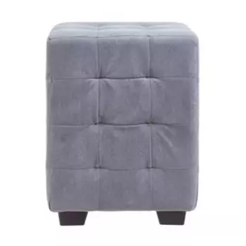 Пуф Кусен, 300х300х400, Велюр серый