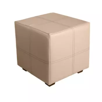 Пуф «Марио», 400400380 мм, экокожа, цвет бежевый