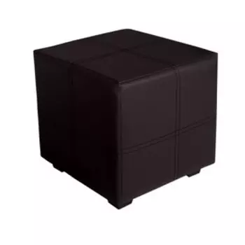 Пуф «Марио», 400400380 мм, экокожа, цвет чёрный